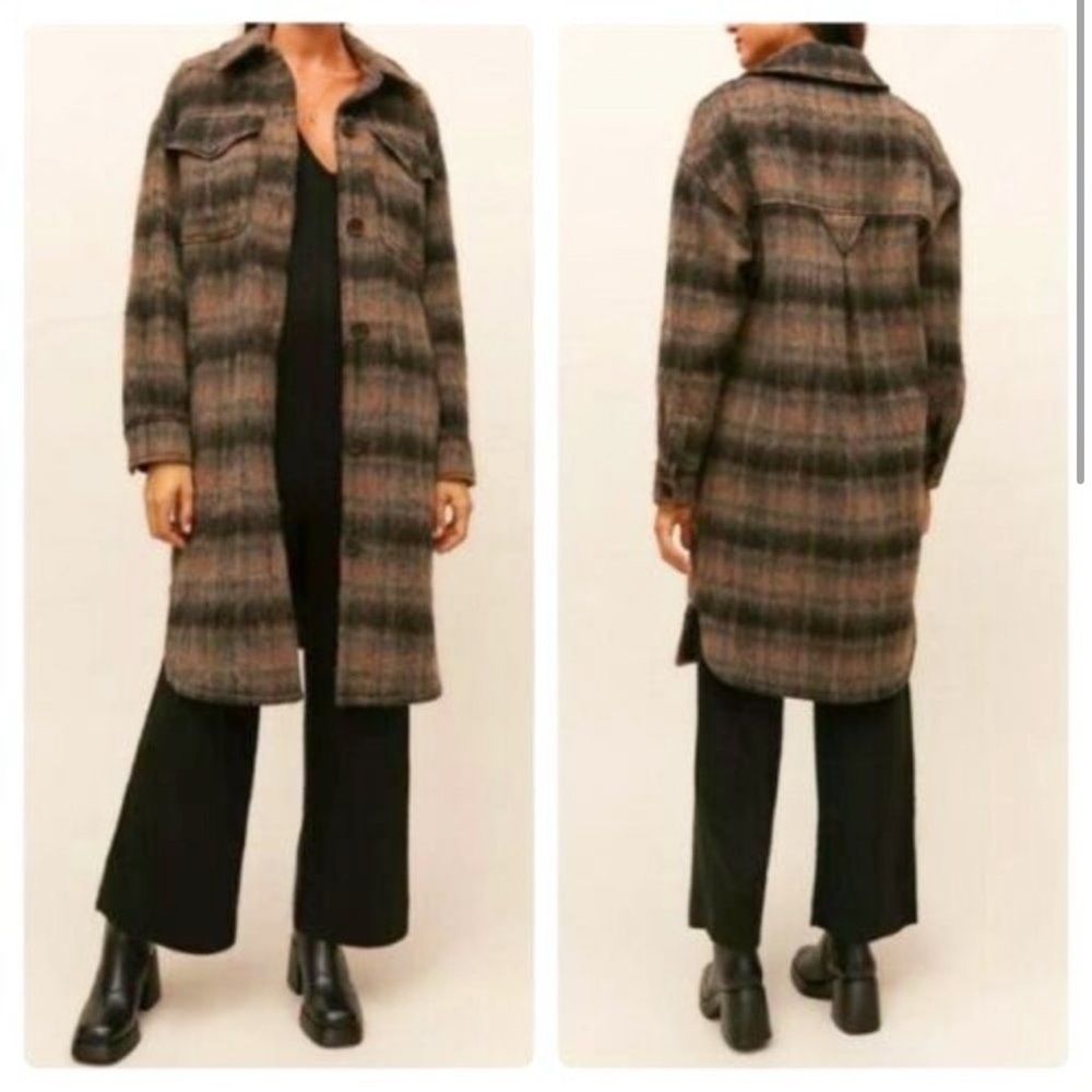 Seven for all mankind lined warm Shacket